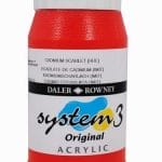 Daler Rowney System 3 Original Acrylic 500ML - Cadmium Scarlet Hue