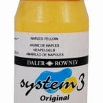 Daler Rowney System 3 Original Acrylic 500ML - Naples Yellow