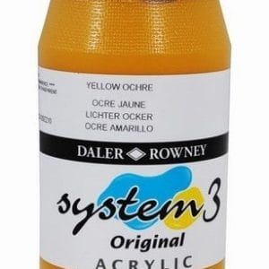 Daler Rowney System 3 Original Acrylic 500ML - Yellow Ochre