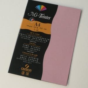 Canson Mi-Teintes A4 colour sheets 160gsm - Orchid 352