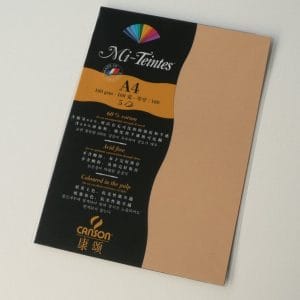 Canson Mi-Teintes A4 colour sheets 160gsm - Hemp 374