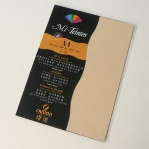 Canson Mi-Teintes A4 colour sheets 160gsm - Champagne 470