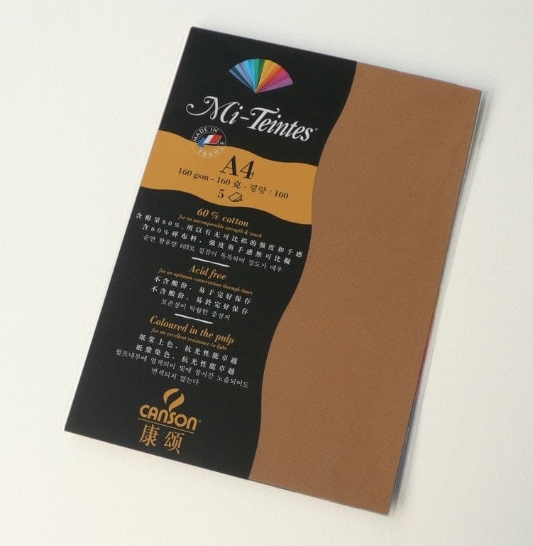 Canson Mi-Teintes A4 colour sheets 160gsm - Bisque 502 502 bisque Canson Mi-Teintes A4 colour sheets 160gsm - Bisque 502