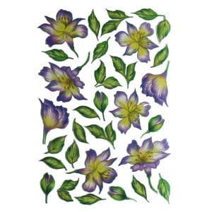 A4 Sospeso Sheet - Floral Design 7