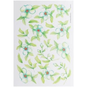 A4 Sospeso Sheet - Floral Design 10
