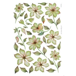 A4 Sospeso Sheet - Floral Design 12