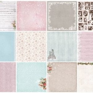 ScrapBerrys 12x12 Patterned Paper Pack - Winter Joy(Set of 13 sheets)