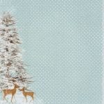 ScrapBerrys 12x12 Patterned Paper - Winter Joy - Good Morning (Set of 10 sheets)