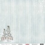ScrapBerrys 12x12 Patterned Paper - Winter Joy - Sprinkle of Snow (Set of 10 sheets)