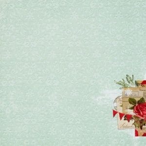 ScrapBerrys 12x12 Patterned Paper - Winter Joy - Winter Wonderland (Set of 10 sheets)