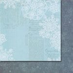 ScrapBerrys 12x12 Patterned Paper - Once Upon A Winter - Snowflakes (Set of 10 sheets)