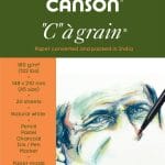 Canson "C" a' grain 180 GSM A5 Pack of 20 Sheets