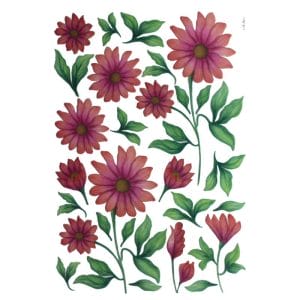 A4 Sospeso Sheet - Floral Design 13