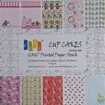 12x12 Paper Pack - Cupcakes (Set of 30 sheets)