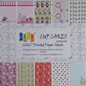 12x12 Paper Pack - Cupcakes (Set of 30 sheets)