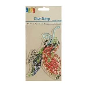 Swirly Butterfly Stamp