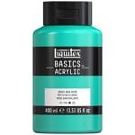 Liquitex Basics Acrylic Paint - Bright Aqua Green (400ML)