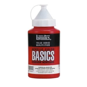 Liquitex Basics Acrylic Paint - Cadmium Red Medium Hue(400ML)