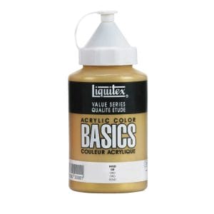 Liquitex Basics Acrylic Paint - Gold (400ML)