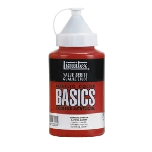 Liquitex Basics Acrylic Paint - Napthol Crimson (400ML)