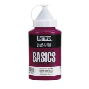 Liquitex Basics Acrylic Paint - Quinacridone Magenta (400ML)
