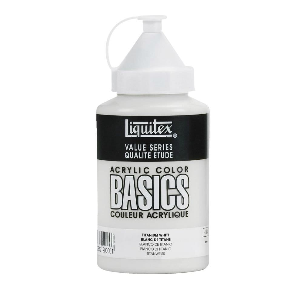 Liquitex Basics Acrylic Paint - Titanium White (400ML) Liquitex Basics Acrylic Paint - Titanium White (400ML)