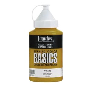 Liquitex Basics Acrylic Paint - Yellow Oxide (400ML)