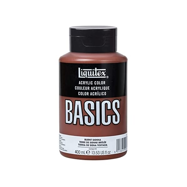 Liquitex Basics Acrylic Paint - Burnt Sienna (400ML)