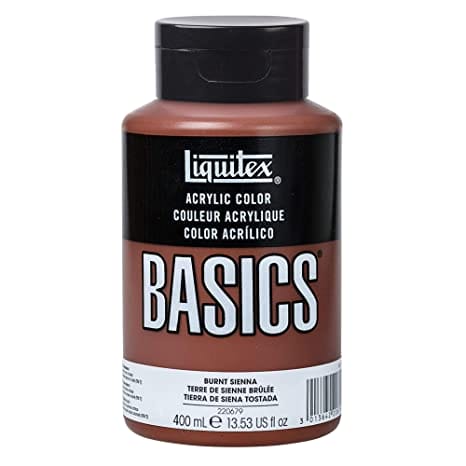 Liquitex Basics Acrylic Paint - Burnt Sienna (400ML) Liquitex Basics Acrylic Paint - Burnt Sienna (400ML)