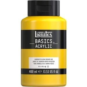 Liquitex Basics Acrylic Paint - Cadmium Yellow Medium Hue (400ML)