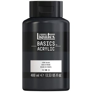Liquitex Basics Acrylic Paint - Ivory Black (400ML)