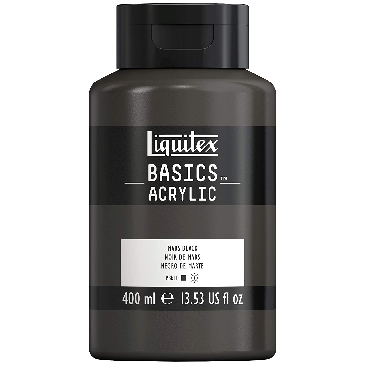 Liquitex Basics Acrylic Paint - Mars Black (400ML) Liquitex Basics Acrylic Paint - Mars Black (400ML)