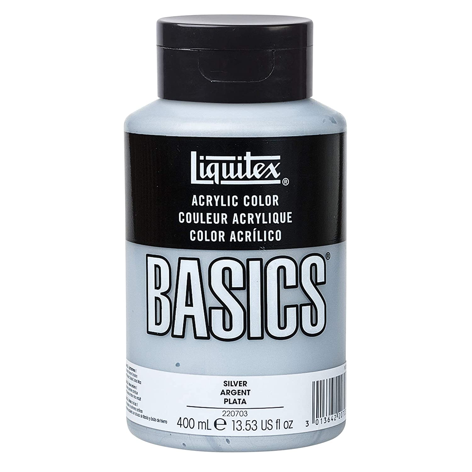 Liquitex Basics Acrylic Paint - Silver (400ML) Liquitex Basics Acrylic Paint - Silver (400ML)