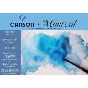 Canson Montval 300 GSM A4 Pack of 10 Sheets