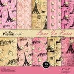 Papericious Premium Collection - Love in Paris (8 by 8 patterned paper)