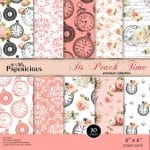 Papericious Premium Collection - Its Peach TIme (6 by 6 patterned paper)