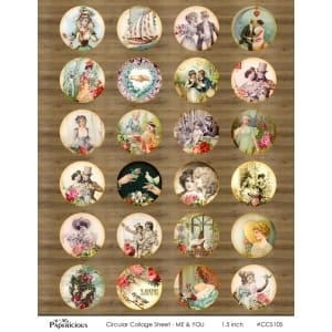 Papericious Circular Collage Sheet - Me & You