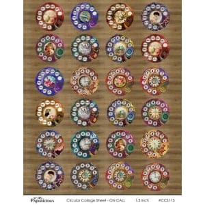 Papericious Circular Collage Sheet - On Call