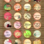 Papericious Circular Collage Sheet - Remember Forever