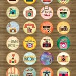 Papericious Circular Collage Sheet - Snap It