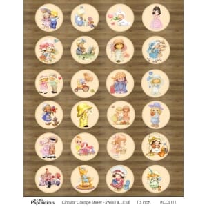 Papericious Circular Collage Sheet - Sweet