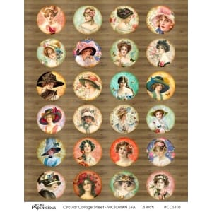 Papericious Circular Collage Sheet - Victorian Era
