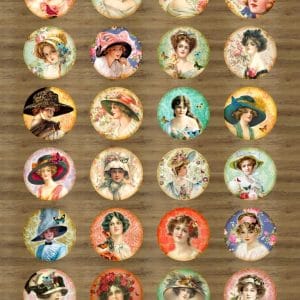 Papericious Circular Collage Sheet - Victorian Era