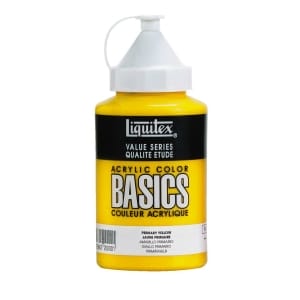 Liquitex Basics Acrylic Paint - Primary Yellow (400ML)