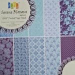 12x12 Paper Pack - Serene Blossoms (Set of 30 sheets)