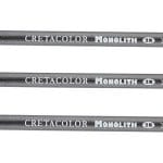 Cretacolor Monolith Woodless Graphite 2B Pencils  (Set of 3)
