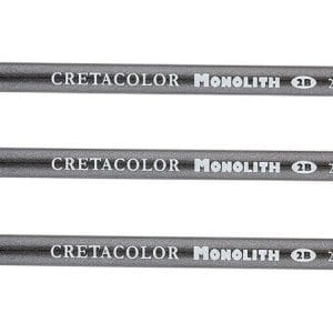 Cretacolor Monolith Woodless Graphite 2B Pencils (Set of 3)