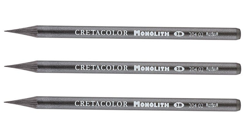 Cretacolor Monolith Woodless Graphite 2B Pencils (Set of 3) 20402 cretacolor monolith woodless graphite 2b set 3 Cretacolor Monolith Woodless Graphite 2B Pencils (Set of 3)