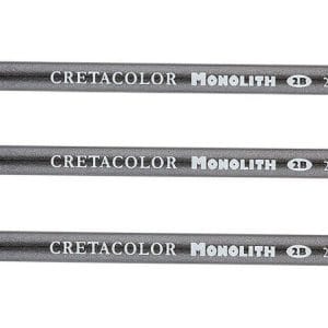 Cretacolor Monolith Woodless Graphite 2B Pencils (Set of 3)