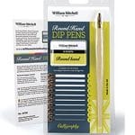 William Mitchell Calligraphy Round Hand Dip Pens Set